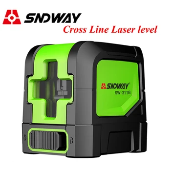 SNDWAY laser level Green/Red beam 2 lines self-leveling laser Leveler Vertical Horizontal Cross laser line measuring instrument
SNDWAY laser level Green/Red beam 2 lines self-leveling laser Leveler Vertical Horizontal Cross laser line measuring instrument