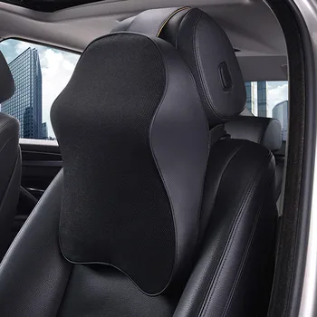 Sojoy Premium Memory Foam Car Neck Pillow Headrest Supports Multifunctional Neckrest Pillow & Lumbar Support For (Classic Black)
Sojoy Premium Memory Foam Car Neck Pillow Headrest Supports Multifunctional Neckrest Pillow & Lumbar Support For (Classic Black)