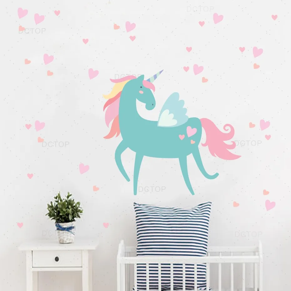 Nordic Style Unicorn Wall Sticker Vinyl Wall Decal For Kids Room Cartoon Unicorn Removable Wall Art Stickers Bedroom Home Decor
Nordic Style Unicorn Wall Sticker Vinyl Wall Decal For Kids Room Cartoon Unicorn Removable Wall Art Stickers Bedroom Home Decor