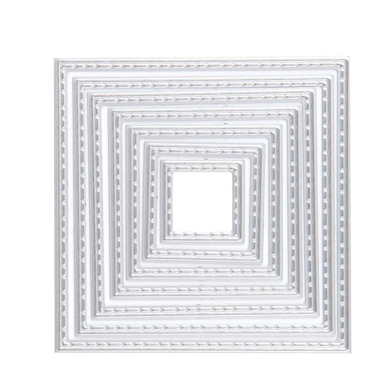 Squares Cutting Dies Stencil Scrapbook Tool Album Paper Card Embossing Decor Handcraft Tools for Diamond embroidery
Squares Cutting Dies Stencil Scrapbook Tool Album Paper Card Embossing Decor Handcraft Tools for Diamond embroidery