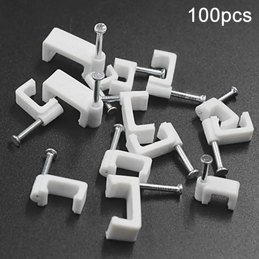 100Pcs Office With Nail Home Supplies Sub Line Square Wire Card Multipurpose Cable Clip Wall Fixing Mount Trough DIY Clamp
100Pcs Office With Nail Home Supplies Sub Line Square Wire Card Multipurpose Cable Clip Wall Fixing Mount Trough DIY Clamp