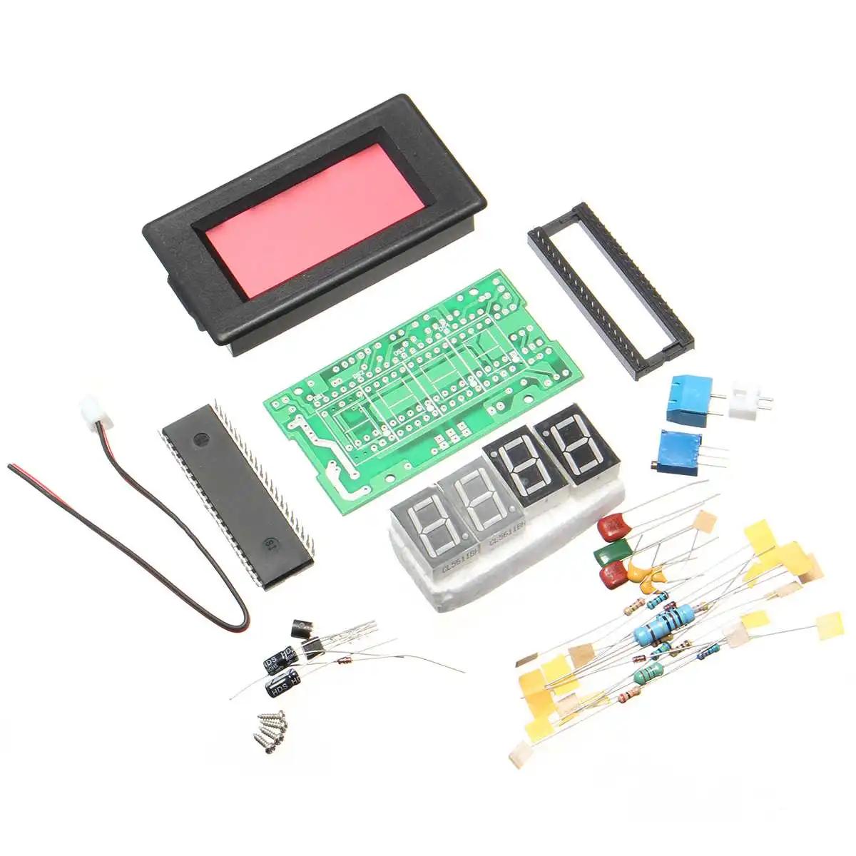 TMOEC 1SET ICL7107 DIY Ammeter Kit Digital Ammeter Electronic Learning Kit Module DC 5V 35mA 70x39mm DIY Amp Current Meter Kit
TMOEC 1SET ICL7107 DIY Ammeter Kit Digital Ammeter Electronic Learning Kit Module DC 5V 35mA 70x39mm DIY Amp Current Meter Kit