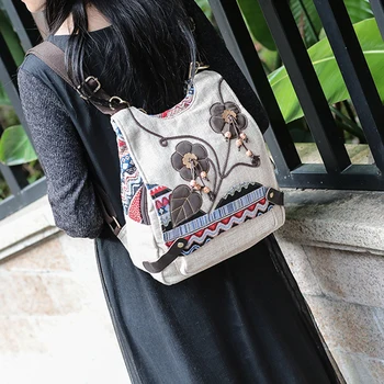 National Style Lady Backpack Weaving Large Capacity School Bag Book Pack Lady Backpacks Fashion Shoulder Messenger Crossbody Bag
National Style Lady Backpack Weaving Large Capacity School Bag Book Pack Lady Backpacks Fashion Shoulder Messenger Crossbody Bag