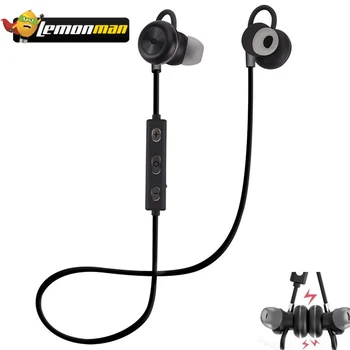 

LemonMan Sports Bluetooth Headset Noise Cancelling Handsfree Wireless Headset S500 Sweatproof Voice Control Earphone Microphone