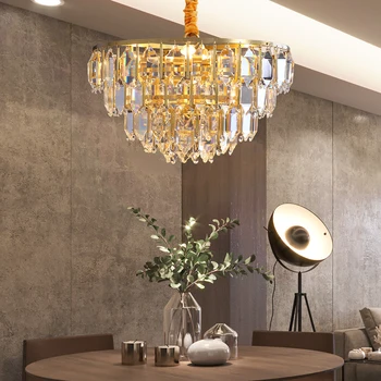 Modern round crystal chandelier lighting luxury dining living room lamp girl bedroom led chandeliers cloakroom light fixtures
Modern round crystal chandelier lighting luxury dining living room lamp girl bedroom led chandeliers cloakroom light fixtures