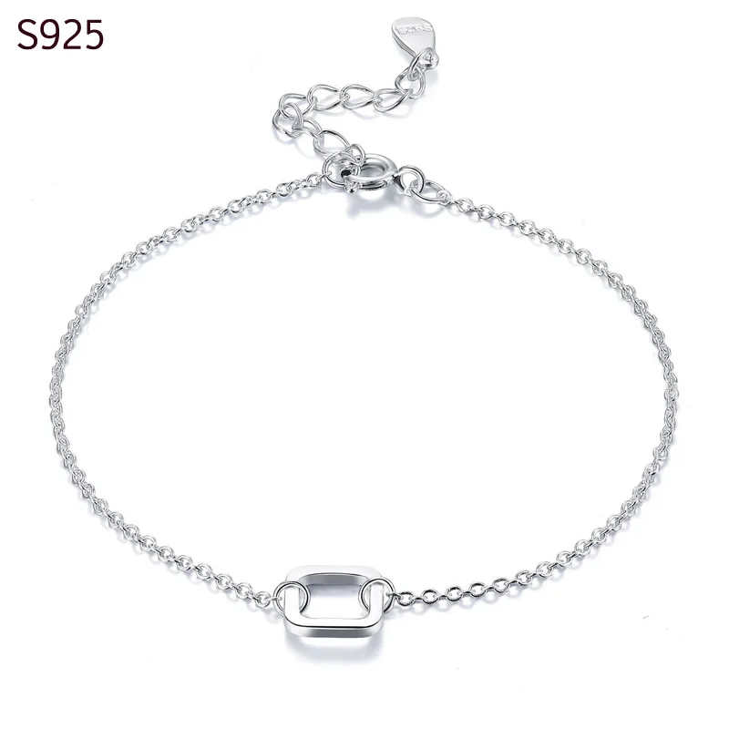 Genuine Real Pure Solid 925 Sterling Silver Bracelet Bangle for Women Jewelry Square Fashion Female Hand Band Wristband Charms
Genuine Real Pure Solid 925 Sterling Silver Bracelet Bangle for Women Jewelry Square Fashion Female Hand Band Wristband Charms
