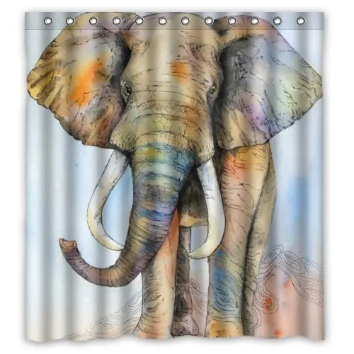 Vixm Custom Elephant Waterproof Polyester Fabric Bathroom Shower Curtain Standard Size 72(w)x72(h) #10
Vixm Custom Elephant Waterproof Polyester Fabric Bathroom Shower Curtain Standard Size 72(w)x72(h) #10