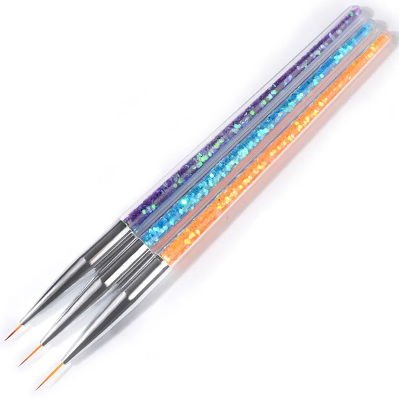 3pcs/set Nail Art Line Painting Pen Exquisite Sequin Stick Stripe Lines Pencil Detail Image Builder Drawing Brushes
3pcs/set Nail Art Line Painting Pen Exquisite Sequin Stick Stripe Lines Pencil Detail Image Builder Drawing Brushes