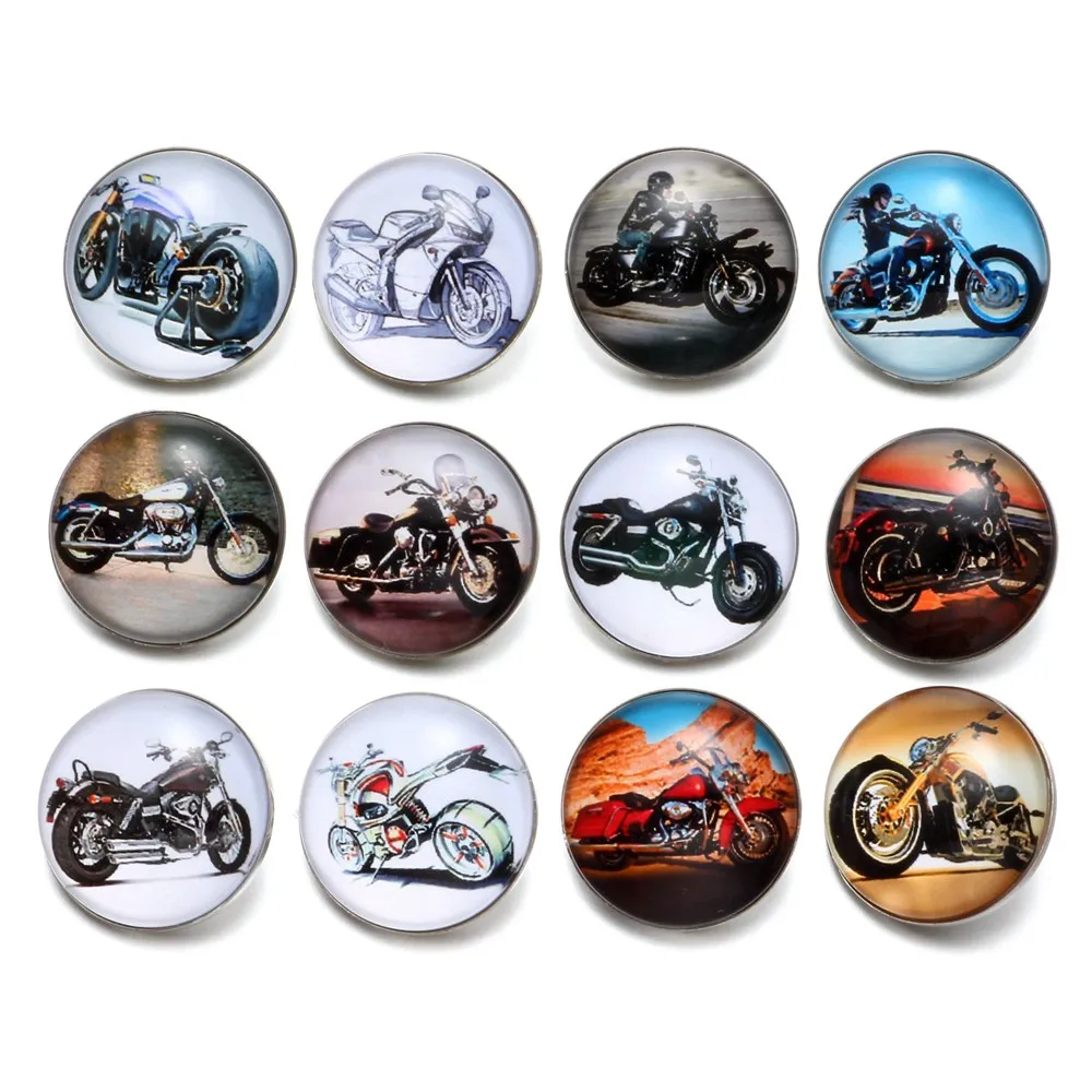 12pcs/Lot Halley Motorcycle Pattern Glass Charm 18mm Snap Button Jewelry For 18mm Snaps Bracelet Snap Jewelry KZ0498
12pcs/Lot Halley Motorcycle Pattern Glass Charm 18mm Snap Button Jewelry For 18mm Snaps Bracelet Snap Jewelry KZ0498