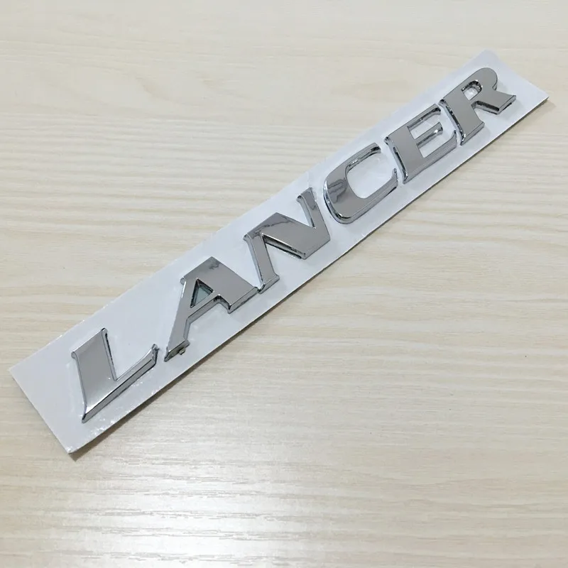 1pcs ABS Chrome for LANCER car Letter emblem Rear Trunk badge Car Sticker Decal Car styling auto accessories
1pcs ABS Chrome for LANCER car Letter emblem Rear Trunk badge Car Sticker Decal Car styling auto accessories