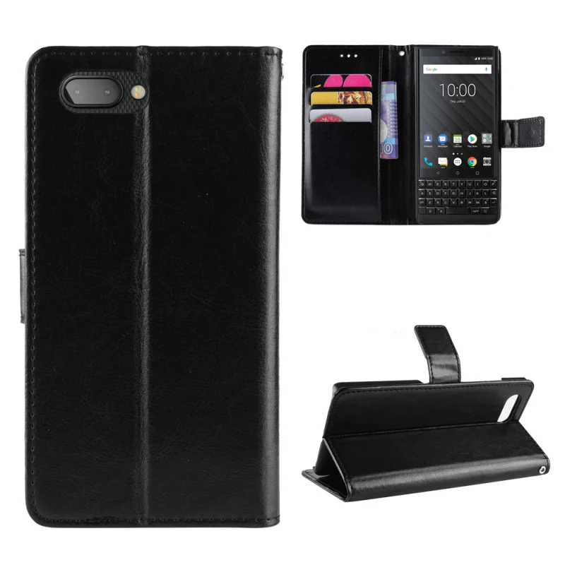 Blackberry Key 2 PU leather+TPU flip case_1