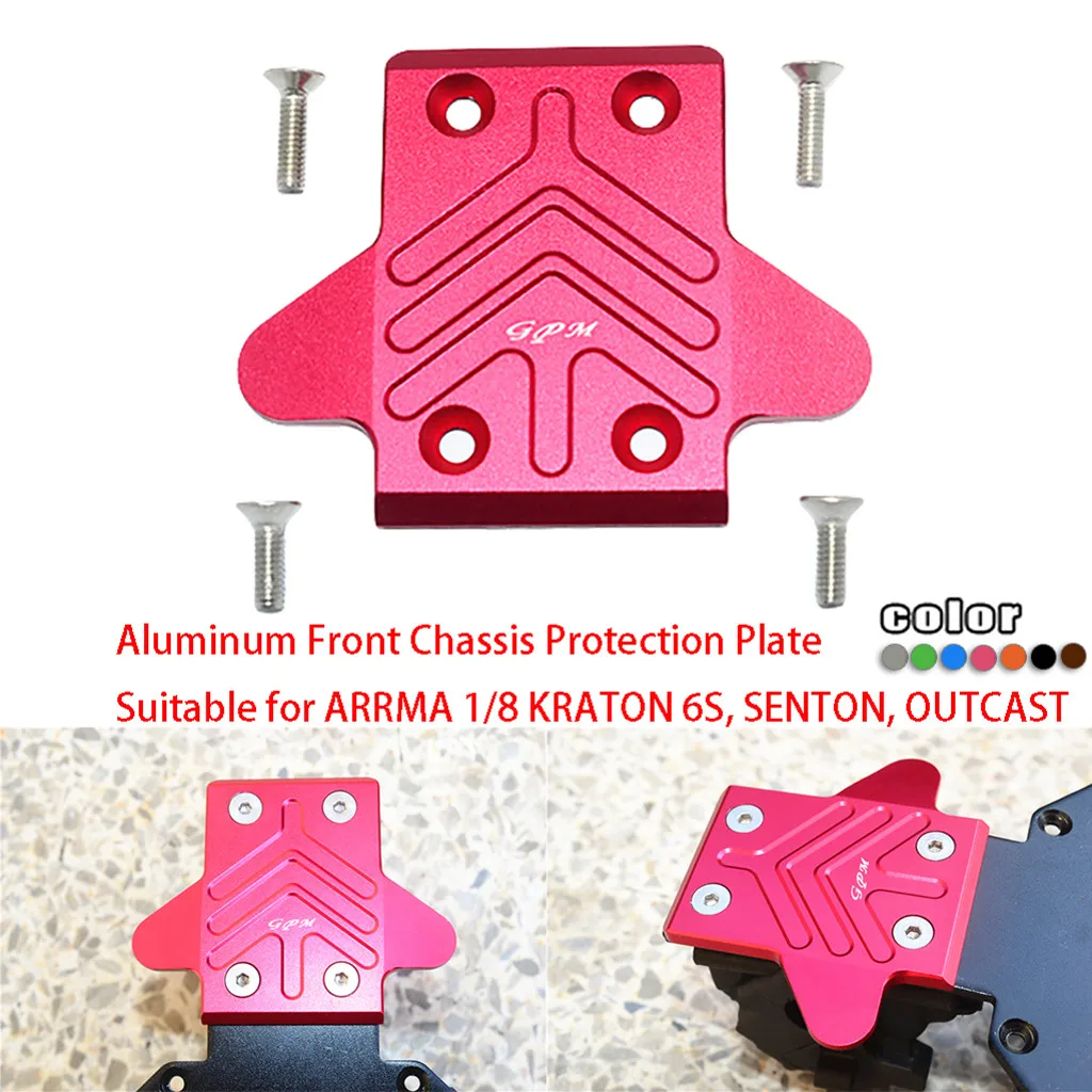 Model Parts Upgrade Parts Aluminum Front Case Protection Plate for ARRMA 1/8 KRATON 6S L0619
Model Parts Upgrade Parts Aluminum Front Case Protection Plate for ARRMA 1/8 KRATON 6S L0619