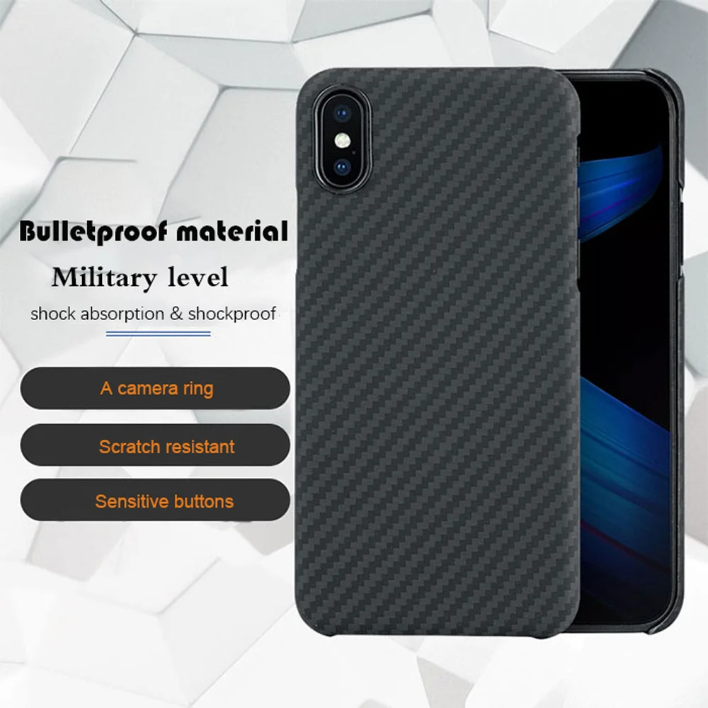 Luxury Soft Aramid Fiber Case For iPhone X Case Back Cover Carbon Fiber Pattern for iPhone 10 Case - Matte 5.8 inch
Luxury Soft Aramid Fiber Case For iPhone X Case Back Cover Carbon Fiber Pattern for iPhone 10 Case - Matte 5.8 inch