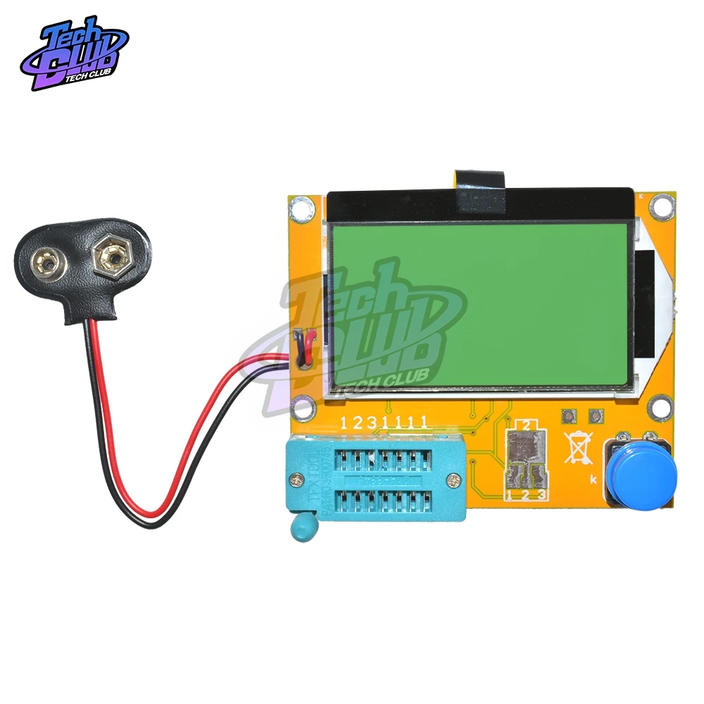 Mega328 M328 LCR-T4 ESR Meter Transistor Tester Diode Triode Capacitance SCR Inductance LCD Digital Backlight
Mega328 M328 LCR-T4 ESR Meter Transistor Tester Diode Triode Capacitance SCR Inductance LCD Digital Backlight