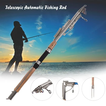 Lixada Fishing Rods Adjustable Telescopic 2.1/2.4/2.7m Automatic Rod Sea Shore River Lake Fishing Rod Stainless Steel Ends Field
Lixada Fishing Rods Adjustable Telescopic 2.1/2.4/2.7m Automatic Rod Sea Shore River Lake Fishing Rod Stainless Steel Ends Field