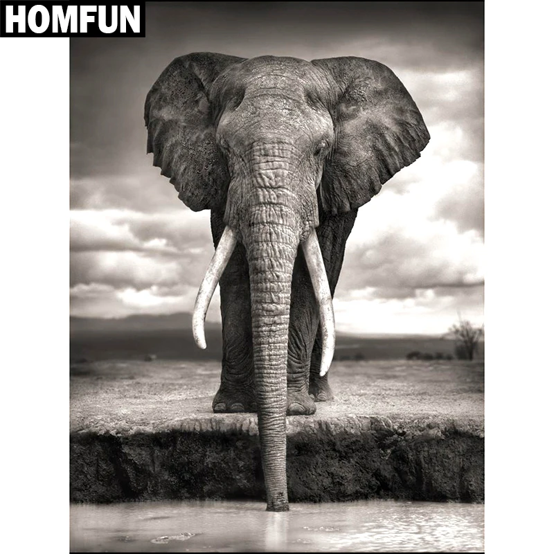 HOMFUN Full Square/Round Drill 5D DIY Diamond Painting "Animal elephant" Embroidery Cross Stitch 5D Home Decor Gift A03887
HOMFUN Full Square/Round Drill 5D DIY Diamond Painting "Animal elephant" Embroidery Cross Stitch 5D Home Decor Gift A03887
