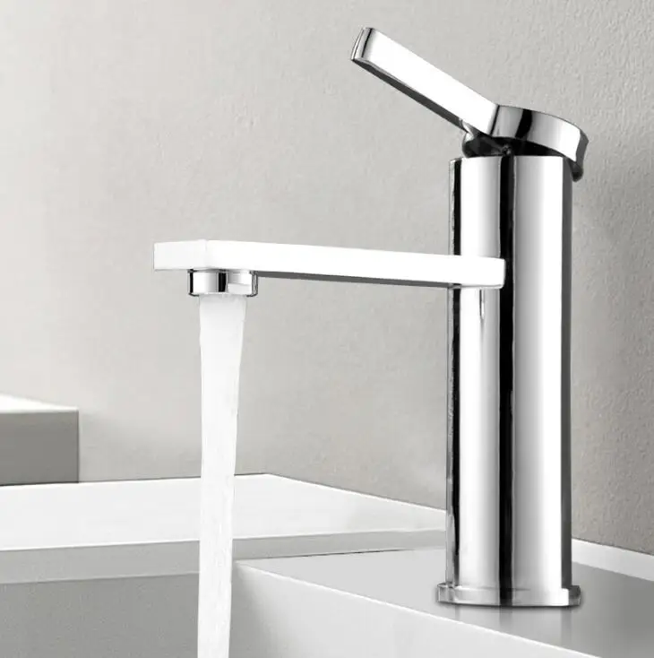 Copper plated bathroom faucet bathroom basin basin hotel hot and cold water single hole faucet
Copper plated bathroom faucet bathroom basin basin hotel hot and cold water single hole faucet