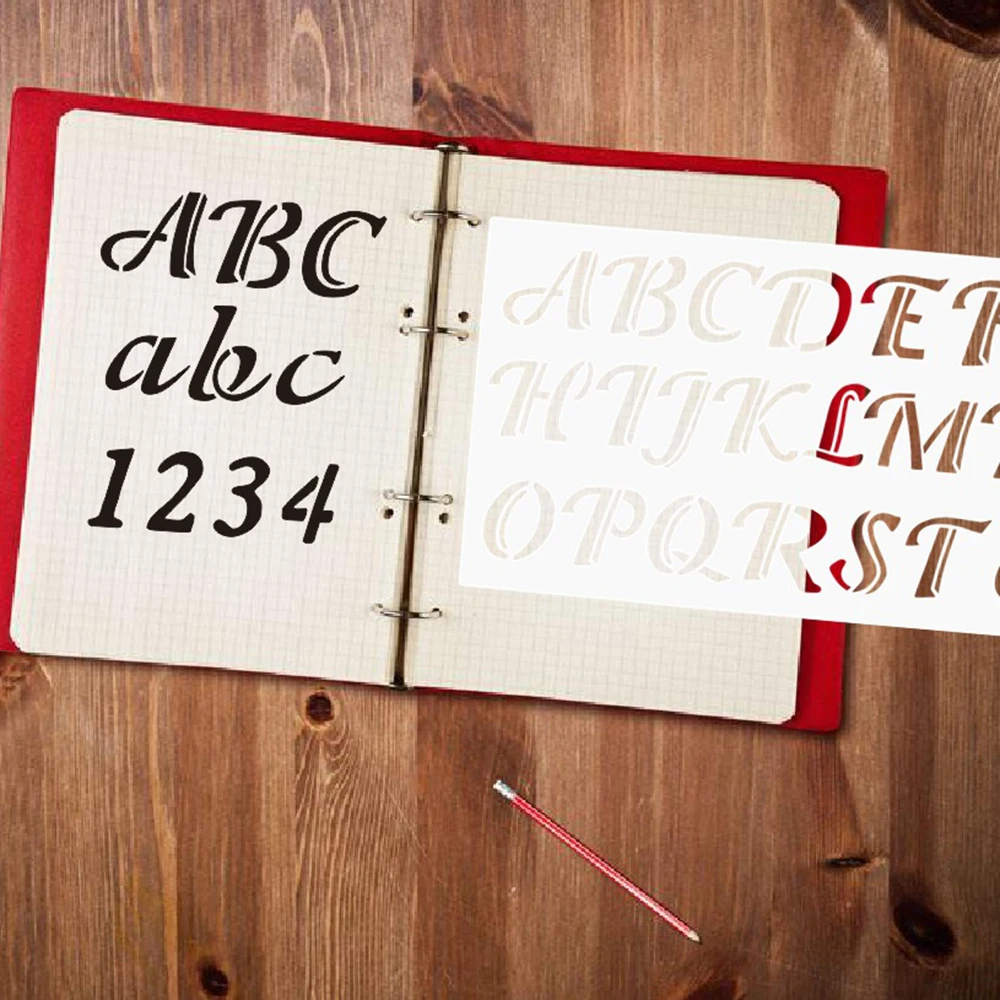 3pcs/Set DIY Learning Alphabet Template Ruler Notebook Diary Scrapbook Drawing Template Stencil Early education in English
3pcs/Set DIY Learning Alphabet Template Ruler Notebook Diary Scrapbook Drawing Template Stencil Early education in English