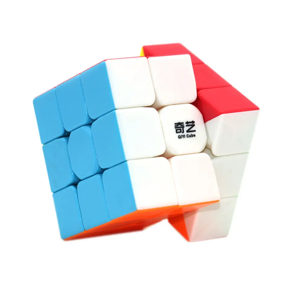 Qiyi 3x3x3 кубик рубика New Warrior W 3x3 волшебный куб 3 слоя черные быстрые магические