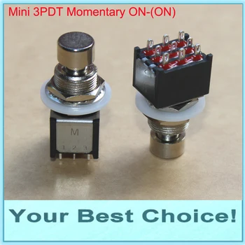 50pcs/Lot Mini 3PDT Momentary ON-(ON) Stomp Pedal Foot Switch True Bypass (DHL Free Shipping to most country)
50pcs/Lot Mini 3PDT Momentary ON-(ON) Stomp Pedal Foot Switch True Bypass (DHL Free Shipping to most country)