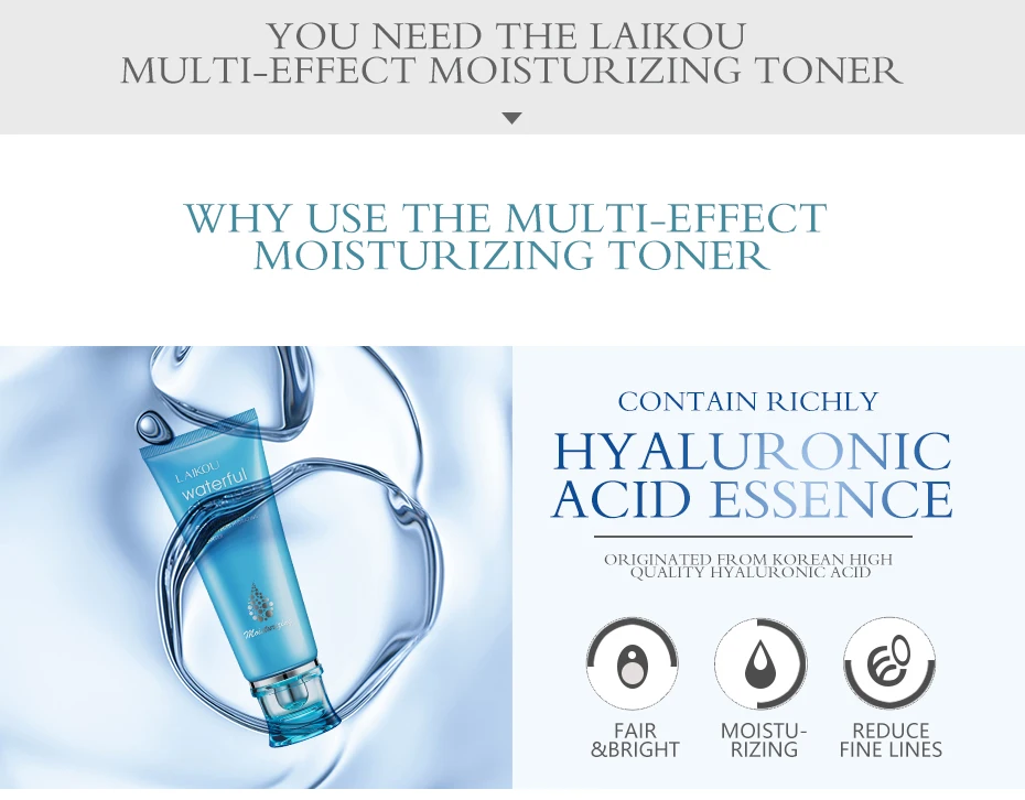 Hyaluronic acid cleanser