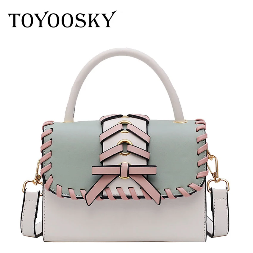 TOYOOSKY Harajuku Style Women Shoulder Bag Designer Luxury Handbags Panelled Women Bags Thread Bow Sweet Crossbody Bag Female
TOYOOSKY Harajuku Style Women Shoulder Bag Designer Luxury Handbags Panelled Women Bags Thread Bow Sweet Crossbody Bag Female