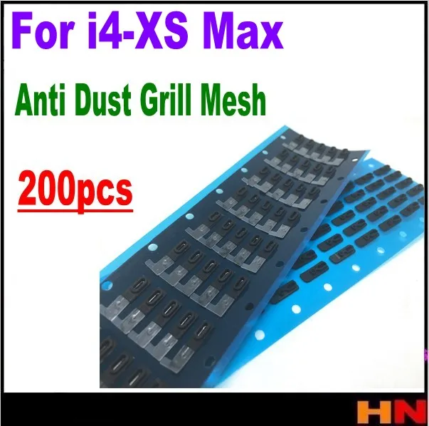 

200Pcs For iPhone XR XS MAX X 7 8 4 5 6 Plus 6s plus Inner Earpiece Ear Speaker Anti Dust Grill Mesh Rubber Gasket Adhesive