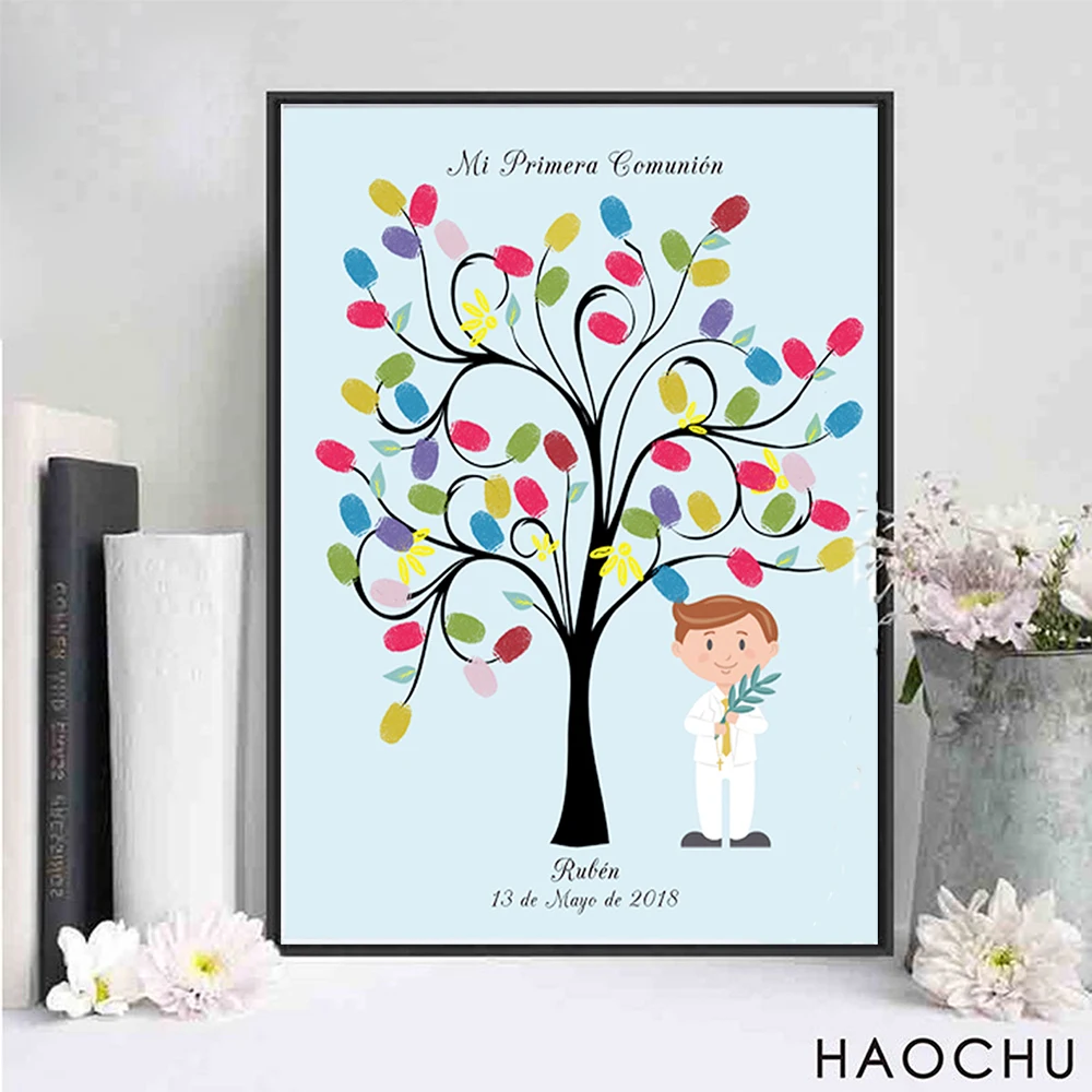 Free to make Canvas Print Name Date DIY Fingerprint Signature Guest Book For First Holy Communion The boy held an olive branch i
Free to make Canvas Print Name Date DIY Fingerprint Signature Guest Book For First Holy Communion The boy held an olive branch i
