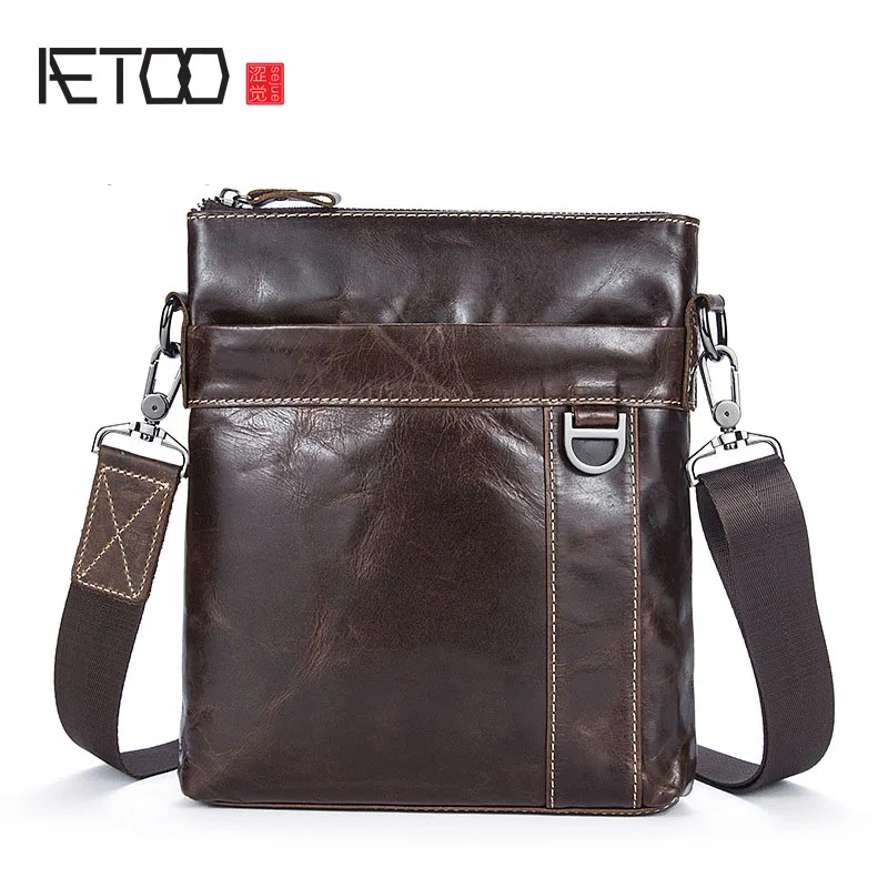 AETOO Fashion leather men bag casual bag business men Messenger bag vertical section of the first layer of leather men's shoulde
AETOO Fashion leather men bag casual bag business men Messenger bag vertical section of the first layer of leather men's shoulde