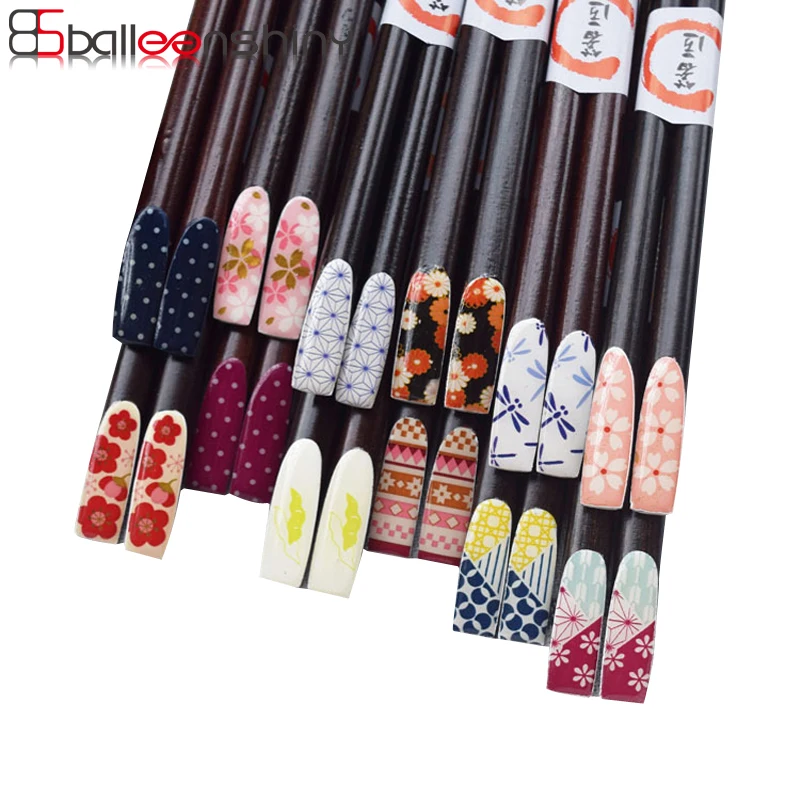 BalleenShiny Japanese Style Wood Chopsticks 1 pair Nail Household Beautiful Creative Tableware Kitchen Restaurant Accessories
BalleenShiny Japanese Style Wood Chopsticks 1 pair Nail Household Beautiful Creative Tableware Kitchen Restaurant Accessories