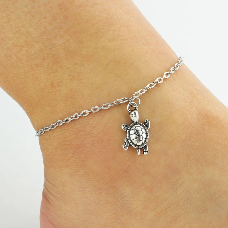2017 Silver Chain With Fashion Cute Simple Animal Turtle anklets Jewelry For Female Gifts Ankle Bracelet Foot Leg
2017 Silver Chain With Fashion Cute Simple Animal Turtle anklets Jewelry For Female Gifts Ankle Bracelet Foot Leg