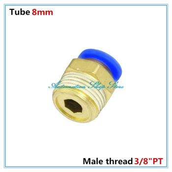 5Pcs 8mm Tube 3/8" Male Thread Brass Quick Connector Pneumatic Air Fittings PC8-03
5Pcs 8mm Tube 3/8" Male Thread Brass Quick Connector Pneumatic Air Fittings PC8-03