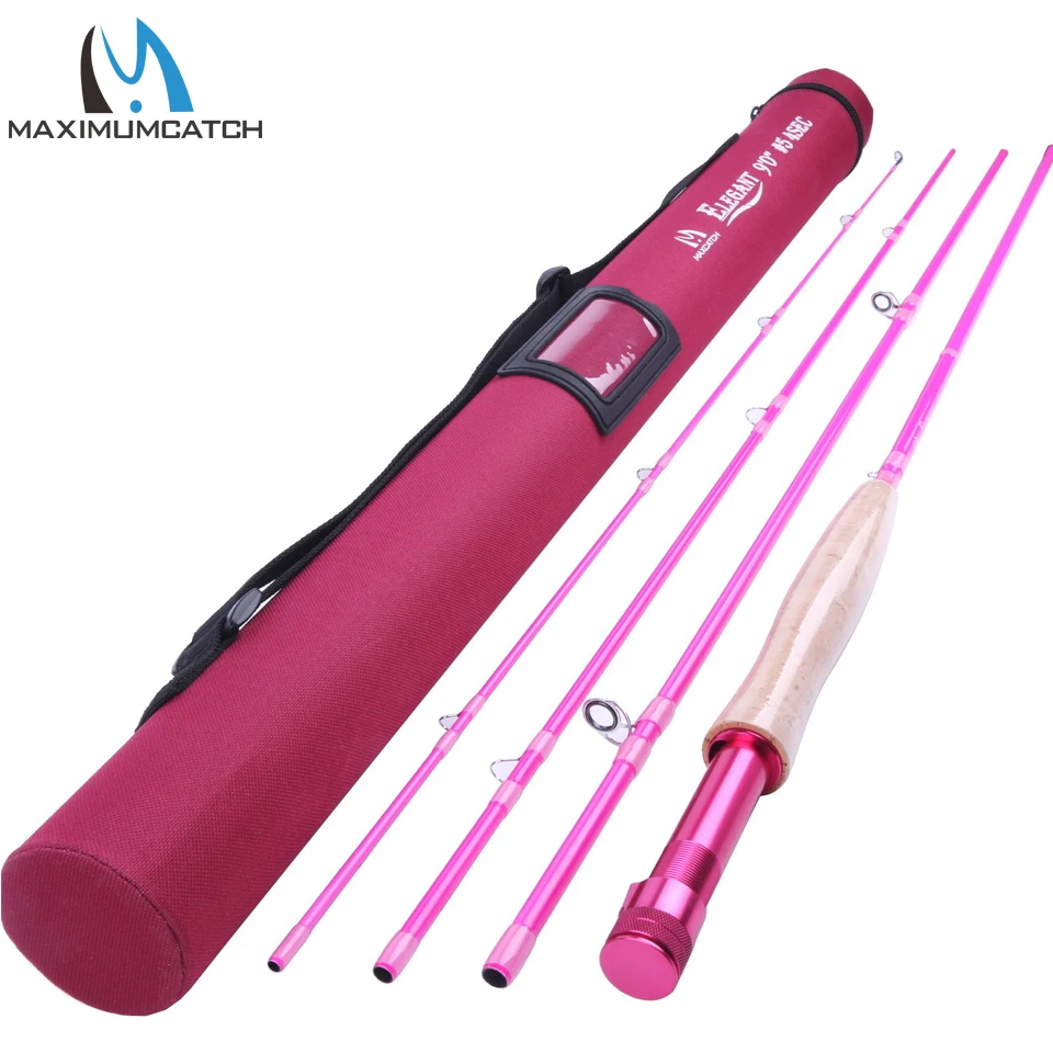 Maximumcatch dorable леди fly род 5wt 9ft розовый 4 шт. средне-быстрый покупать удочку для | Спорт