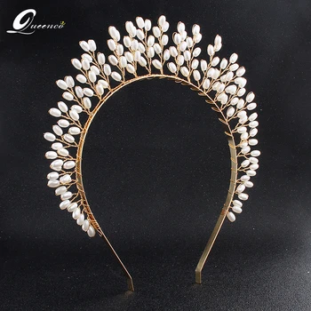 Rose Gold Color Pearls Hairbands Wedding Hair Jewelry Party Bridal Crowns Hair Accessories Fashion Noiva Tiaras Gift for Girls
Rose Gold Color Pearls Hairbands Wedding Hair Jewelry Party Bridal Crowns Hair Accessories Fashion Noiva Tiaras Gift for Girls