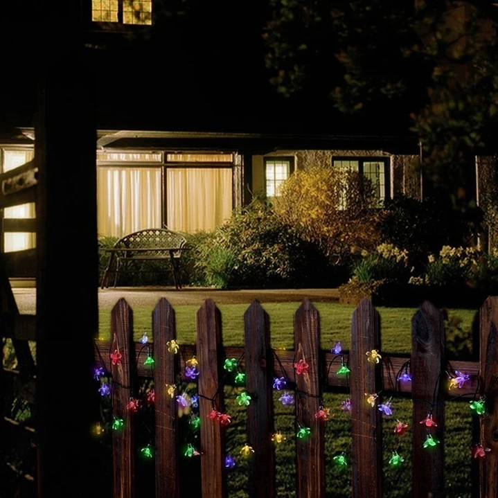 Solar String Lights 21 ft 50 LED Blossom Flower Christmas Lights Flower Garden Blossom Light For Home Wedding Party Decoration Solar String Lights 21 ft 50 LED Blossom Flower Christmas Lights Flower Garden Blossom Light For Home Wedding Party Decoration