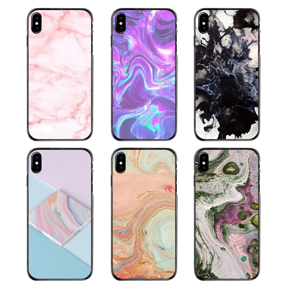 Mobile Phone Cover Pink White Black Texture Marble stone rock For Samsung Galaxy A3 A5 A7 A8 J1 J2 J3 J5 J7 Prime 2015 2016 2017 |