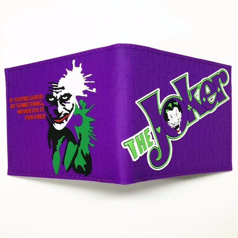 Comics Dc Marvel lovely joker the Avengers Suicide Squad Cartoon Wallet Cute 3D Purse Logo Credit Card Holder Man Wallet
Comics Dc Marvel lovely joker the Avengers Suicide Squad Cartoon Wallet Cute 3D Purse Logo Credit Card Holder Man Wallet