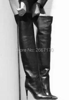 Winter Fashion Women Black Sexy Over the Knee High Boots Thin Heels Pointed Toe Thigh High Booties Women
Winter Fashion Women Black Sexy Over the Knee High Boots Thin Heels Pointed Toe Thigh High Booties Women