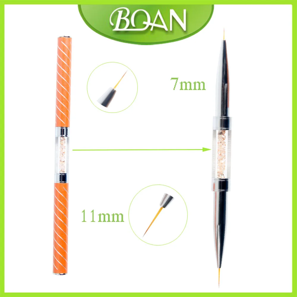 BQAN Crystal Handle Double Side Nail Liner Brush Nail Art Brush Hair 7mm&11mm Drawing Pen 3D DIY
BQAN Crystal Handle Double Side Nail Liner Brush Nail Art Brush Hair 7mm&11mm Drawing Pen 3D DIY