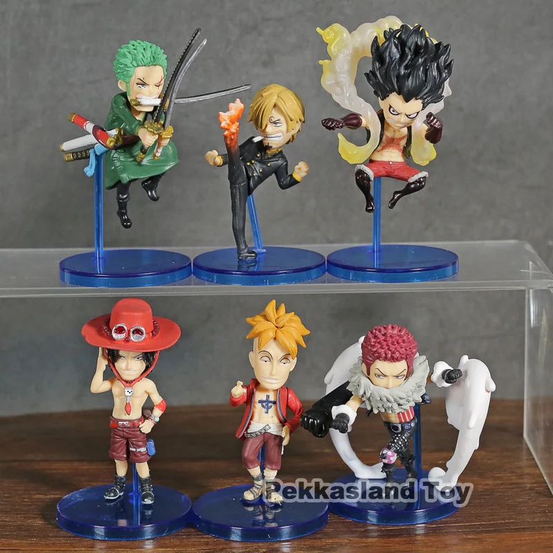 Anime WCF One Piece Luffy Katakuri Zoro Sanji Charlotte Katak Ace Marco PVC Action Figure Brinquedos Model Toy 6pcs/set
Anime WCF One Piece Luffy Katakuri Zoro Sanji Charlotte Katak Ace Marco PVC Action Figure Brinquedos Model Toy 6pcs/set