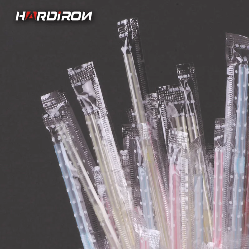 HARDIRON Disposable Children Individually Wrapped Plastic Straws Yogurt Pointed Short Curved Juice Drinking Straw
HARDIRON Disposable Children Individually Wrapped Plastic Straws Yogurt Pointed Short Curved Juice Drinking Straw