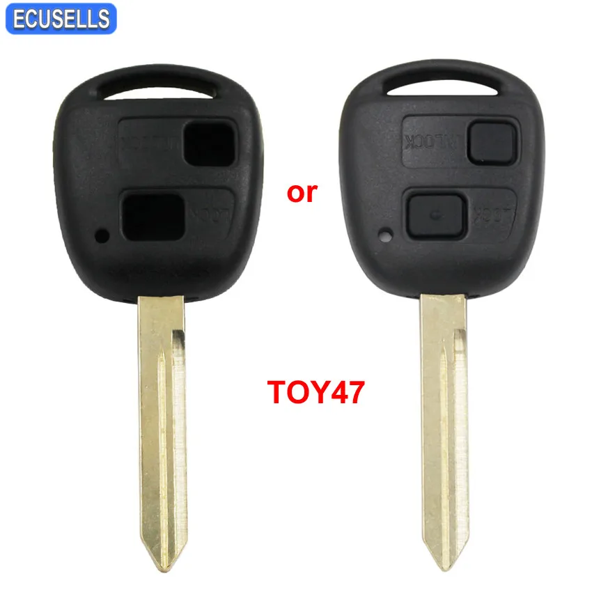 2 Button Remote Smart Car Key Shell Case with / no Rubber Button Pad for Toyota Avensis Corolla Yaris Auris TOY47 Uncut Blade
2 Button Remote Smart Car Key Shell Case with / no Rubber Button Pad for Toyota Avensis Corolla Yaris Auris TOY47 Uncut Blade