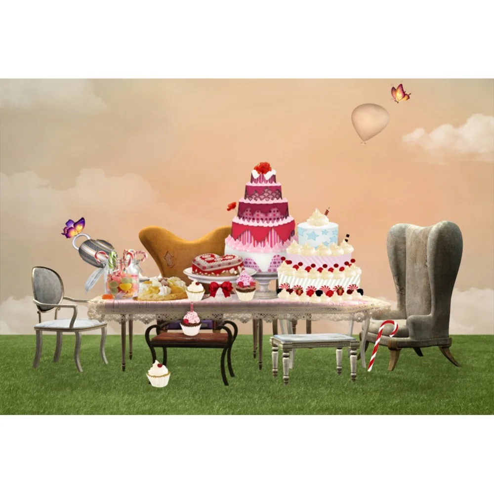 Laeacco Vinyl Backdrops Baby Birthday Party Cake Candy Bar Dessert Table Green Grass Chair Cartoon Photo Background Photo Studio
Laeacco Vinyl Backdrops Baby Birthday Party Cake Candy Bar Dessert Table Green Grass Chair Cartoon Photo Background Photo Studio