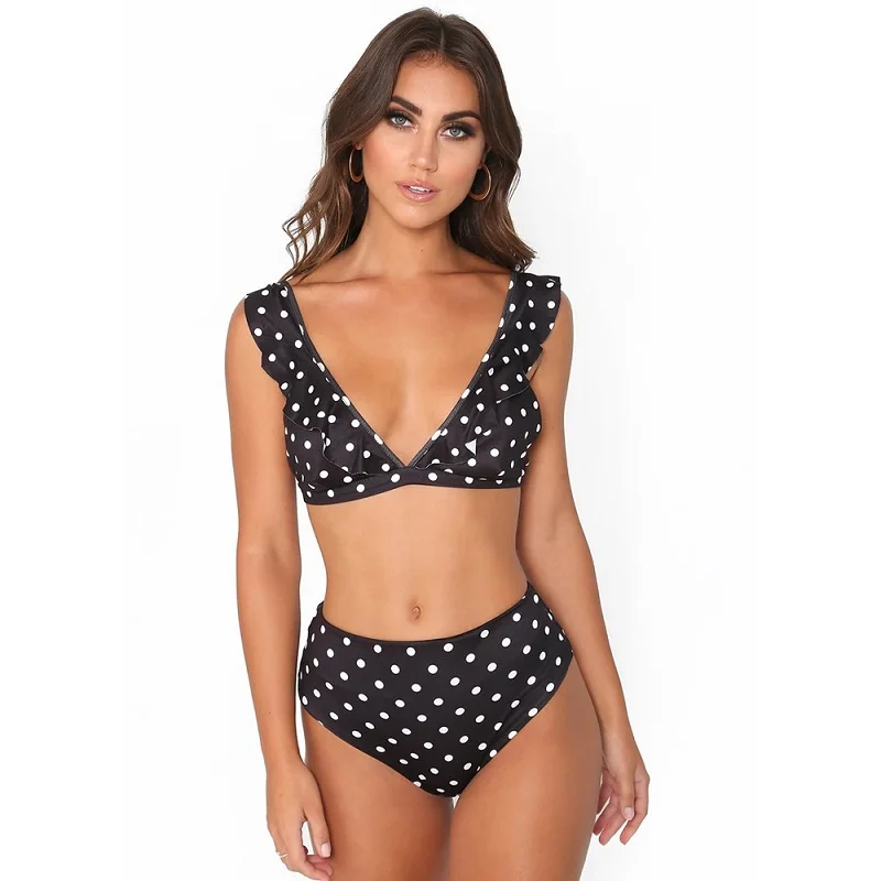 LEEMIIJUU Sexy Frilling Bikini Swimwear Women Swimsuit Dot Biquini Vintage Bathing Suit Padded Bikinis Women Summer Beach Wear
LEEMIIJUU Sexy Frilling Bikini Swimwear Women Swimsuit Dot Biquini Vintage Bathing Suit Padded Bikinis Women Summer Beach Wear
