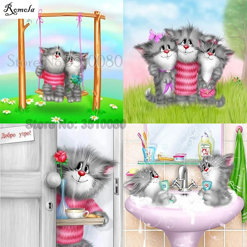 Cute cat full square/round drill Embroidery Pattern diamond 5D DIY paintings 3D Cross stitch kits mosaic pictures wall stickers
Cute cat full square/round drill Embroidery Pattern diamond 5D DIY paintings 3D Cross stitch kits mosaic pictures wall stickers