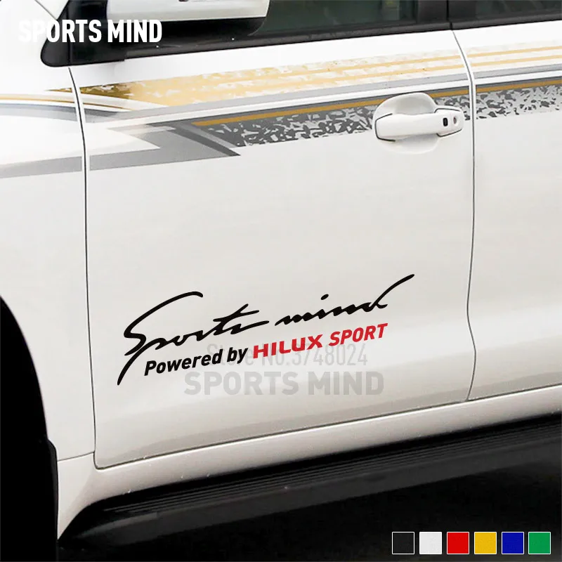 Sports Mind Car Styling Automobiles Car Sticker Decal Car Decoration For Toyota Hilux JDM Exterior Accessories
Sports Mind Car Styling Automobiles Car Sticker Decal Car Decoration For Toyota Hilux JDM Exterior Accessories