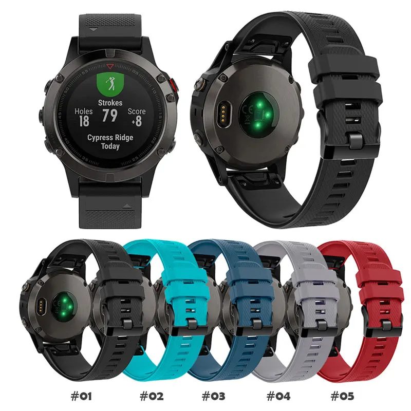 NEW Silicone 26mm 22mm Quick Release Watchband Wriststrap for Garmin Fenix 5 Strap Watch Watch Wrist Band
NEW Silicone 26mm 22mm Quick Release Watchband Wriststrap for Garmin Fenix 5 Strap Watch Watch Wrist Band