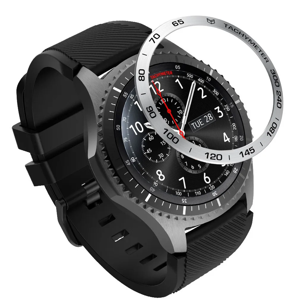 Fashion Watch Decoration For Samsung Gear S3 Frontier Scale Watch Ring Adhesive Cover Anti Scratch Metal Stainless Steel
Fashion Watch Decoration For Samsung Gear S3 Frontier Scale Watch Ring Adhesive Cover Anti Scratch Metal Stainless Steel