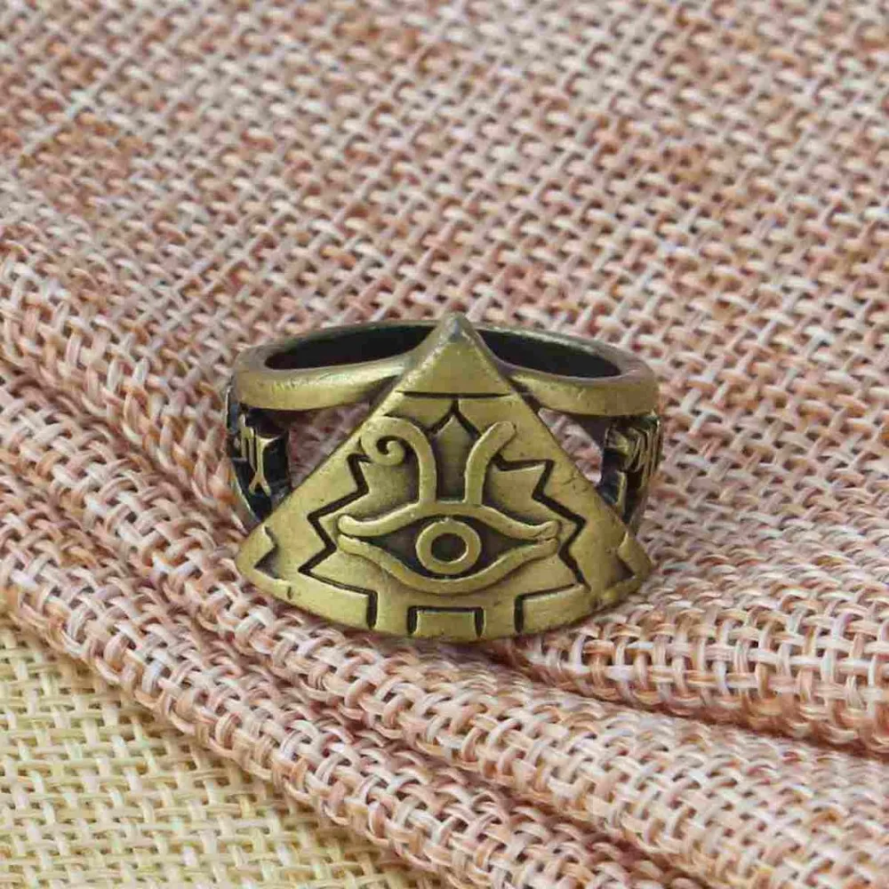 Anime Yu-Gi-Oh Millennium eyes Logo Ring with gift box Hollow Brozen Cosplay Finger Handmade Unisex Otaku Gifts Cosplay
Anime Yu-Gi-Oh Millennium eyes Logo Ring with gift box Hollow Brozen Cosplay Finger Handmade Unisex Otaku Gifts Cosplay