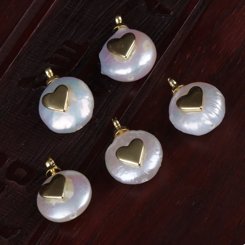 solid gold heart tiny charms flat coin natural freshwater pearl bead charm for jewelry diy making for choker for earring
solid gold heart tiny charms flat coin natural freshwater pearl bead charm for jewelry diy making for choker for earring